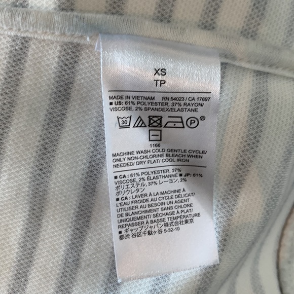 Banana Republic Factory pique striped blazer Sz XS - Picture 6 of 6